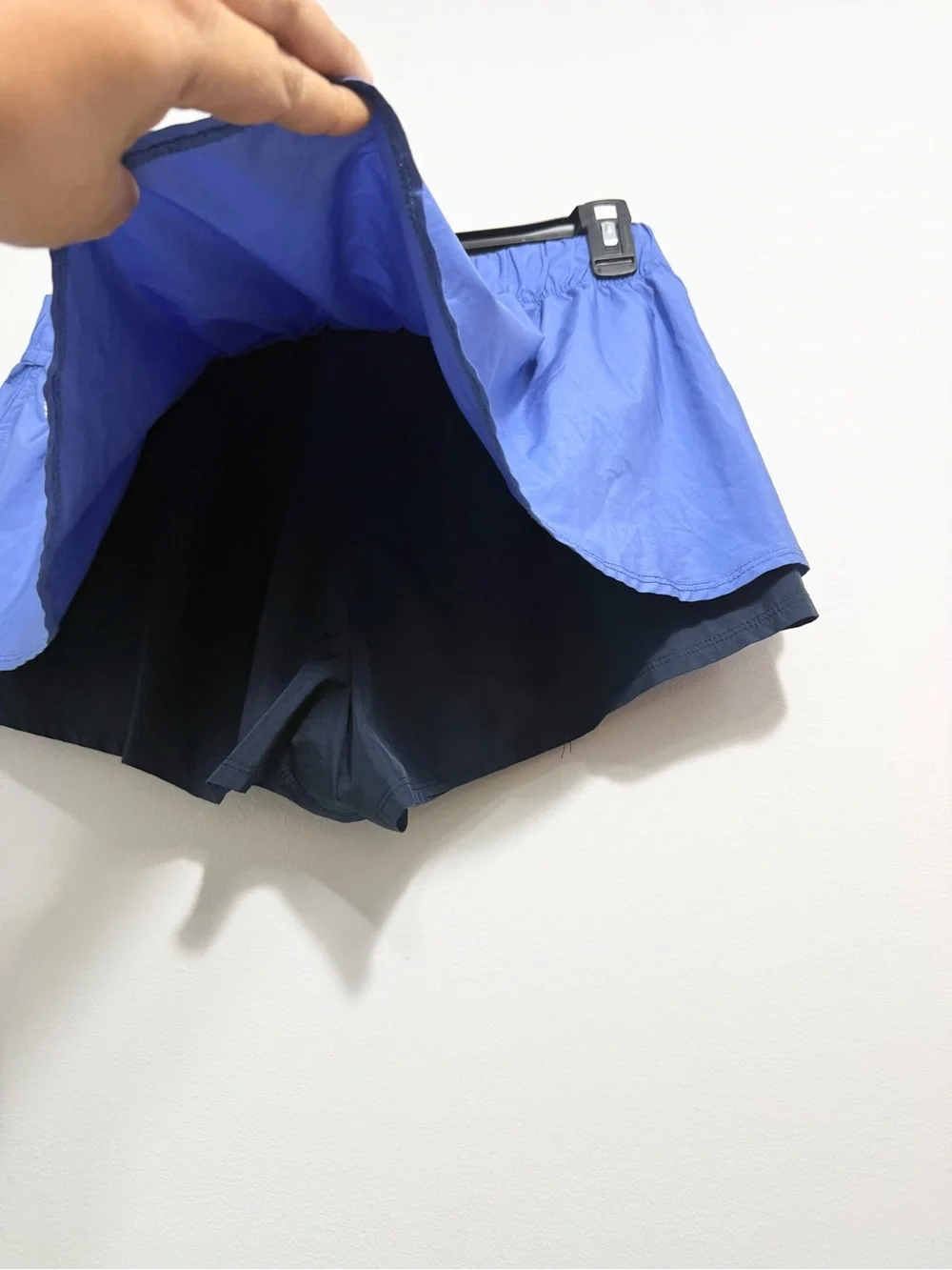 FREE PEOPLE MOVEMENT Blue Ruffle Running Tennis Skort Medium